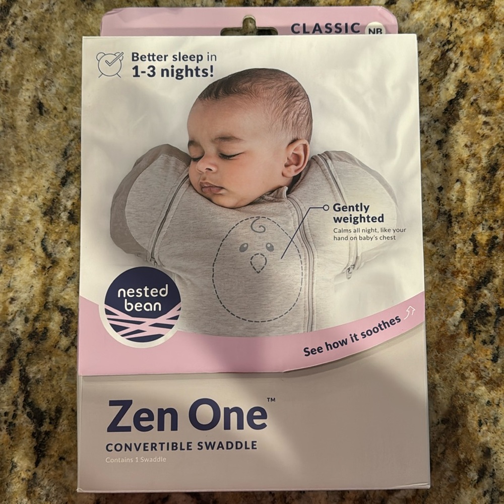 Nested Bean Zen One Swaddle NEVER USED